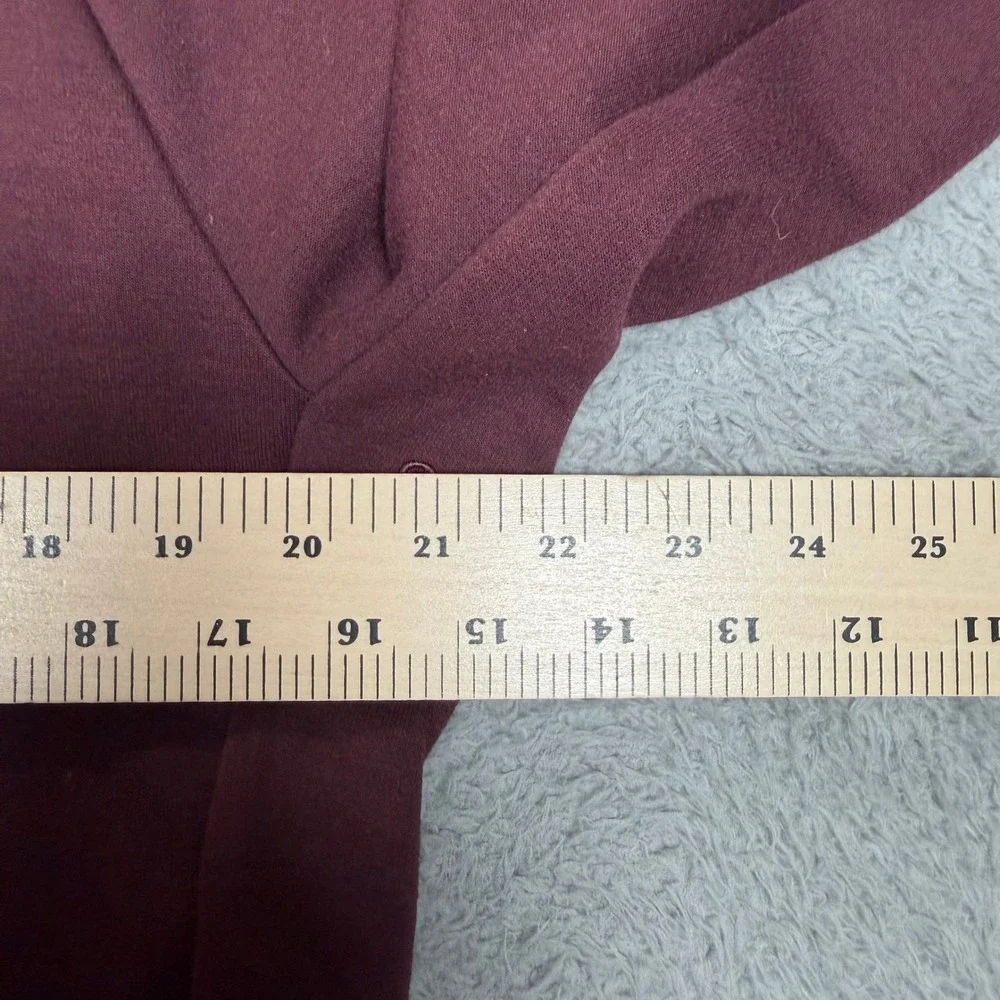 Nike Dri-FIT Mens Small Burgundy Raglan Pullover Hoodie Maroon Swoosh CU6260-638